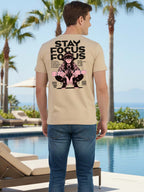Greylongg Round Neck Streetwear Design Printed T-Shirt.