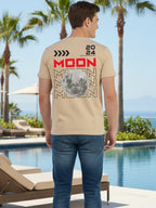 Greylongg Round Neck Nasa Design Printed T-Shirt.