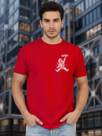 Greylongg Round Neck Nasa Design Printed T-Shirt.