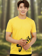 Greylongg Round Neck Strive look Design Printed T-Shirt.
