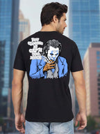 Greylongg Round Neck Joker Design Printed T-Shirt.