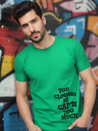 Greylongg Round Neck Joker Design Printed T-Shirt.