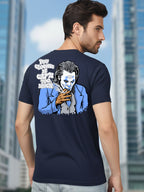 Greylongg Round Neck Joker Design Printed T-Shirt.