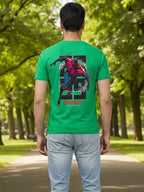 Greylongg Round Spider Man Design Printed T-Shirt.