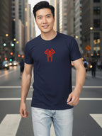 Greylongg Round Spider Man Design Printed T-Shirt.