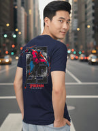 Greylongg Round Spider Man Design Printed T-Shirt.