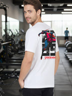 Greylongg Round Spider Man Design Printed T-Shirt.