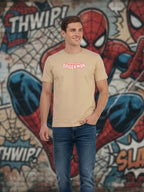 Greylongg Round Spider Man Design Printed T-Shirt.