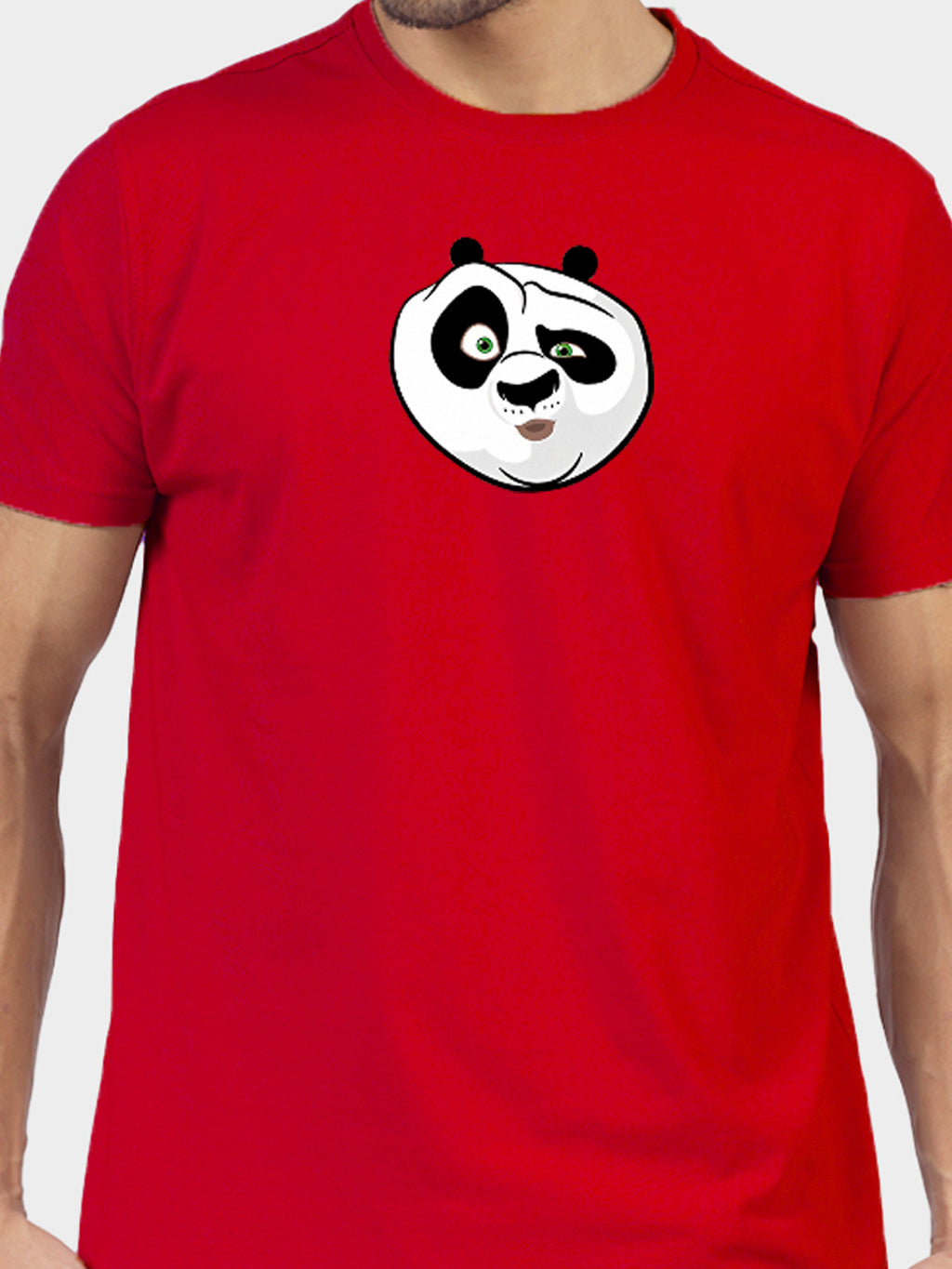 Buddha Jeans Round Neck Panda Design Printed T-shirts