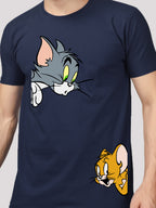Buddha Jeans Round Neck Tom &  Jerry Design Printed T-shirts