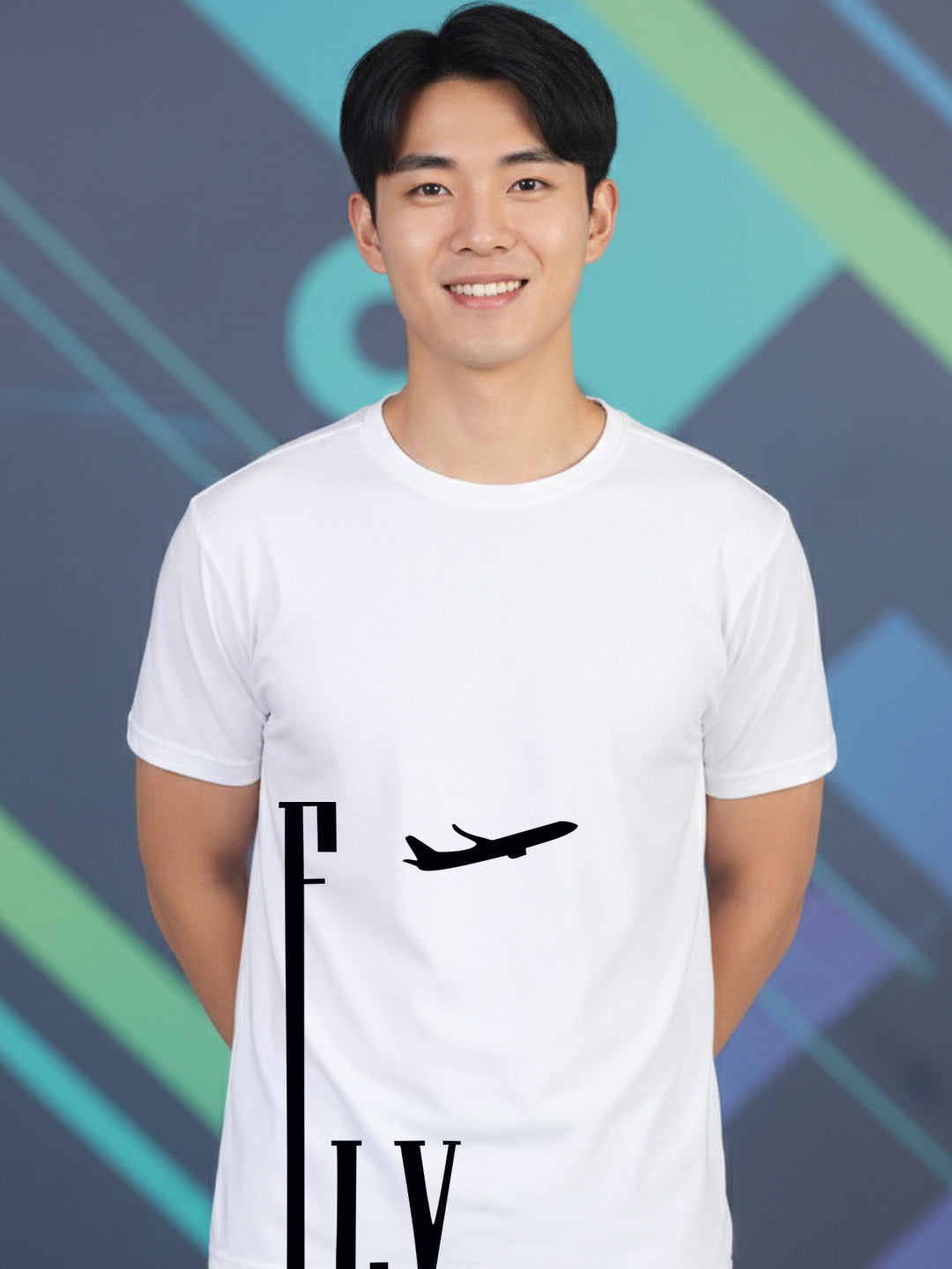 Buddha Jeans Round Neck Fly Design Printed T-shirts