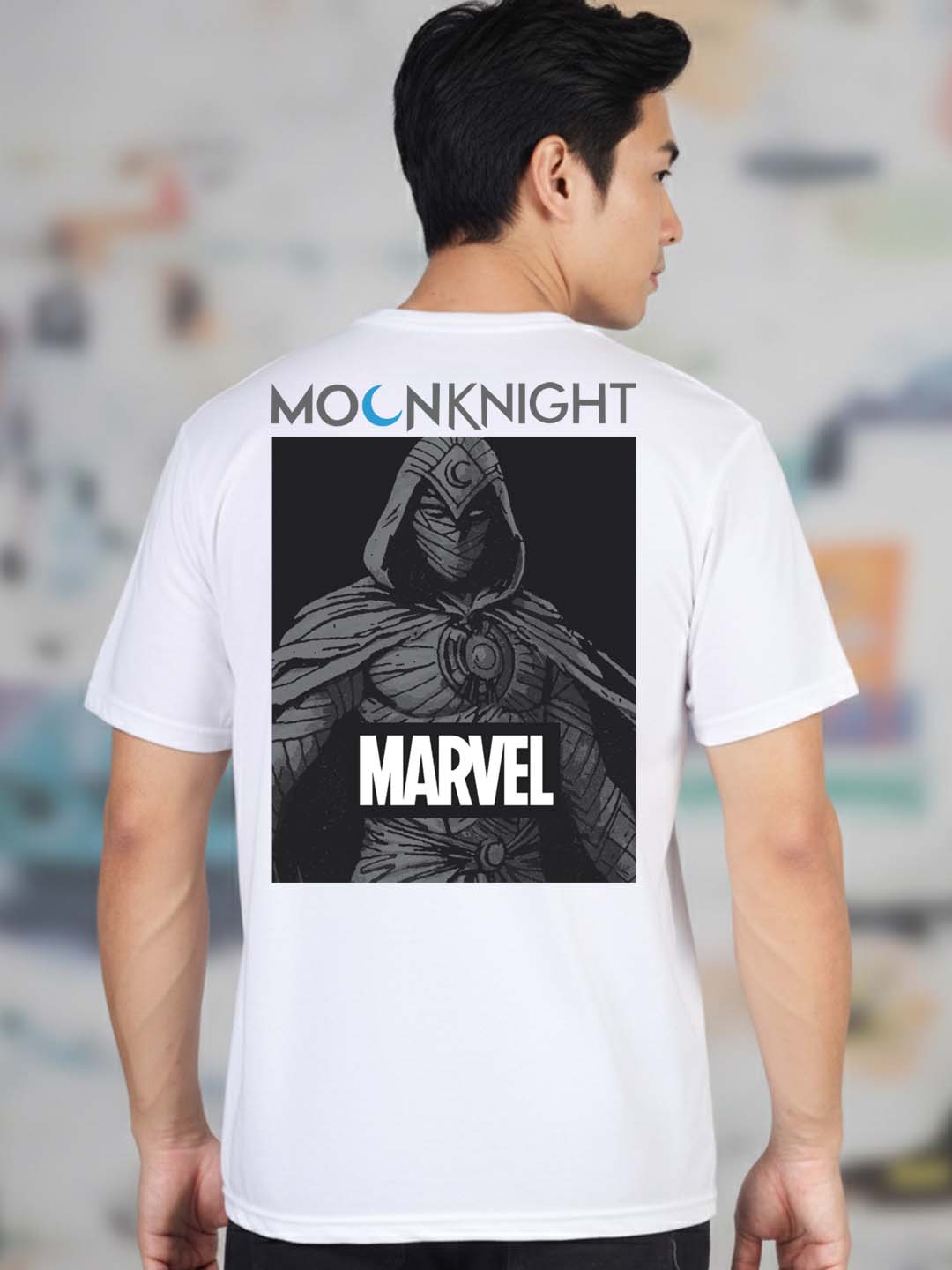 Buddha Jeans Round Neck Moonknight Design T-shirts