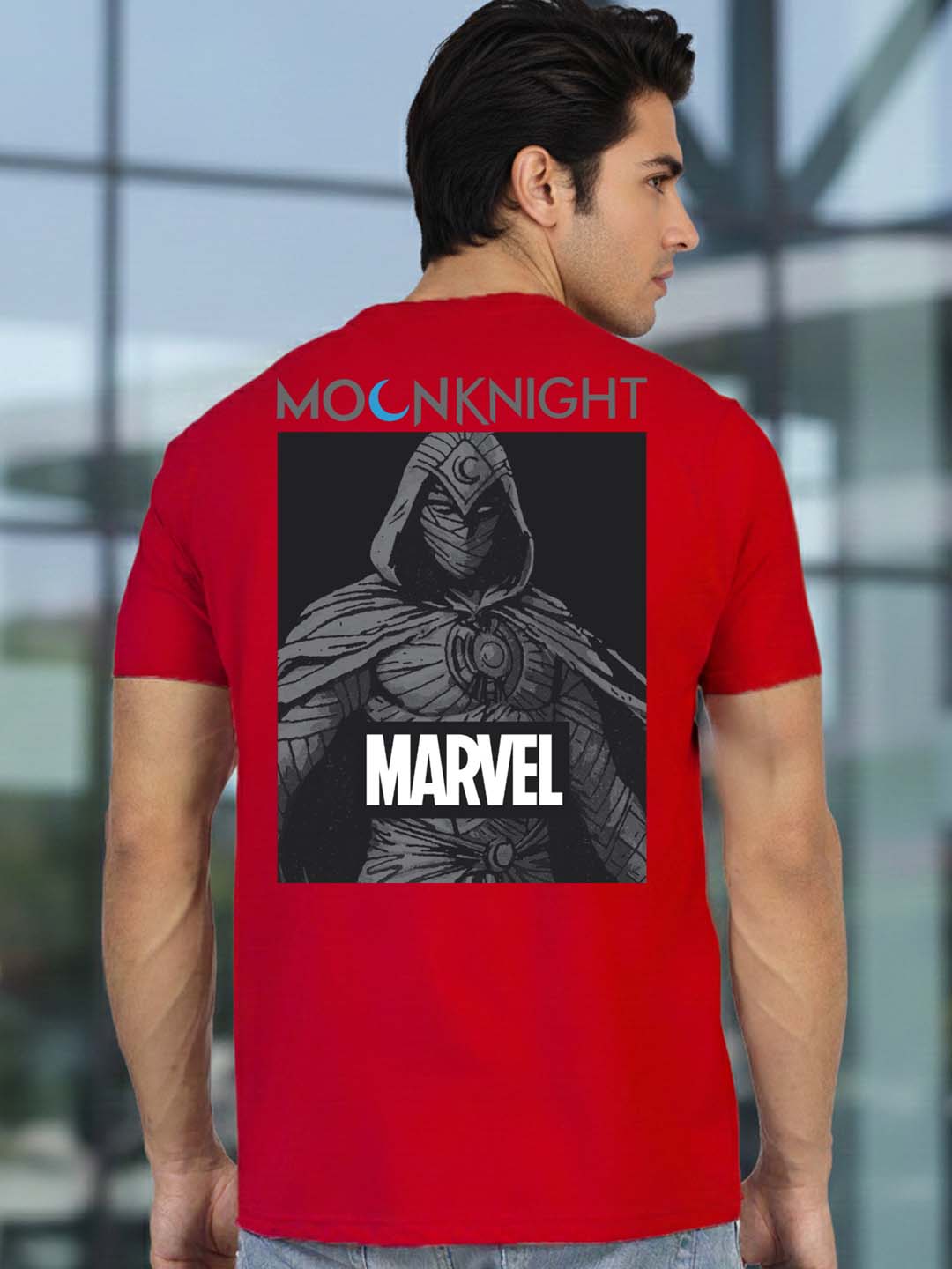 Buddha Jeans Round Neck Moonknight Design T-shirts