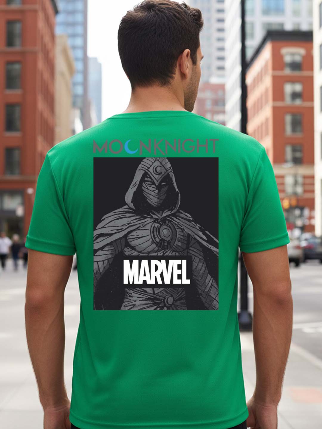 Buddha Jeans Round Neck Moonknight Design T-shirts