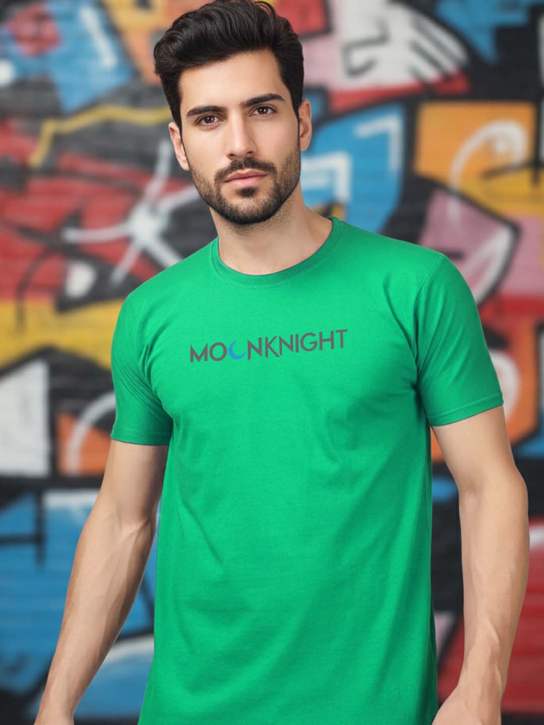 Buddha Jeans Round Neck Moonknight Design T-shirts