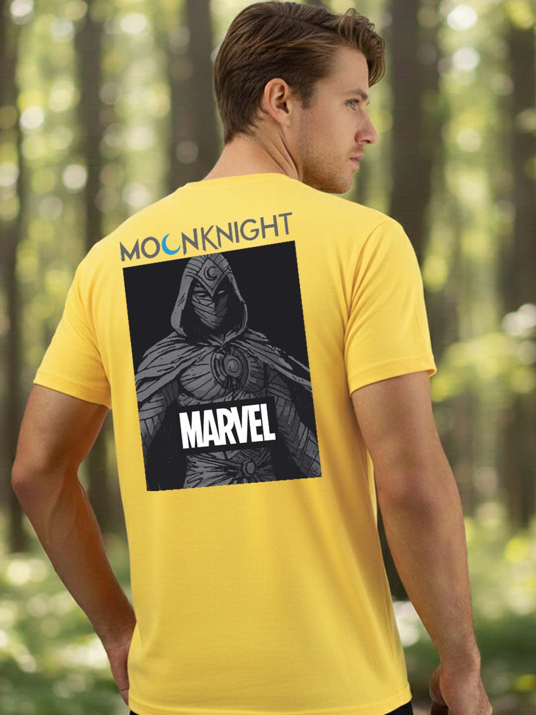 Buddha Jeans Round Neck Moonknight Design T-shirts