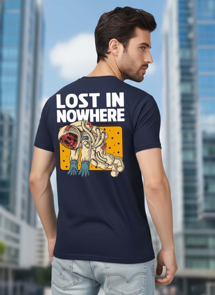 Buddha Jeans Round Neck Nasa Design T-shirts