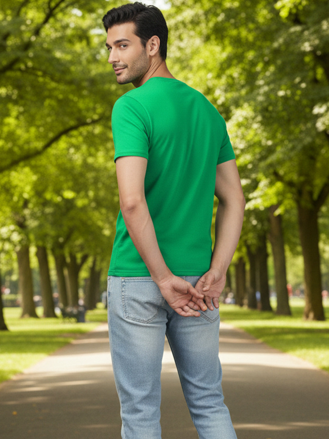 Carlton London Printed Round neck T-shirts
