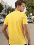 Carlton London Printed Round Neck T-Shirt.