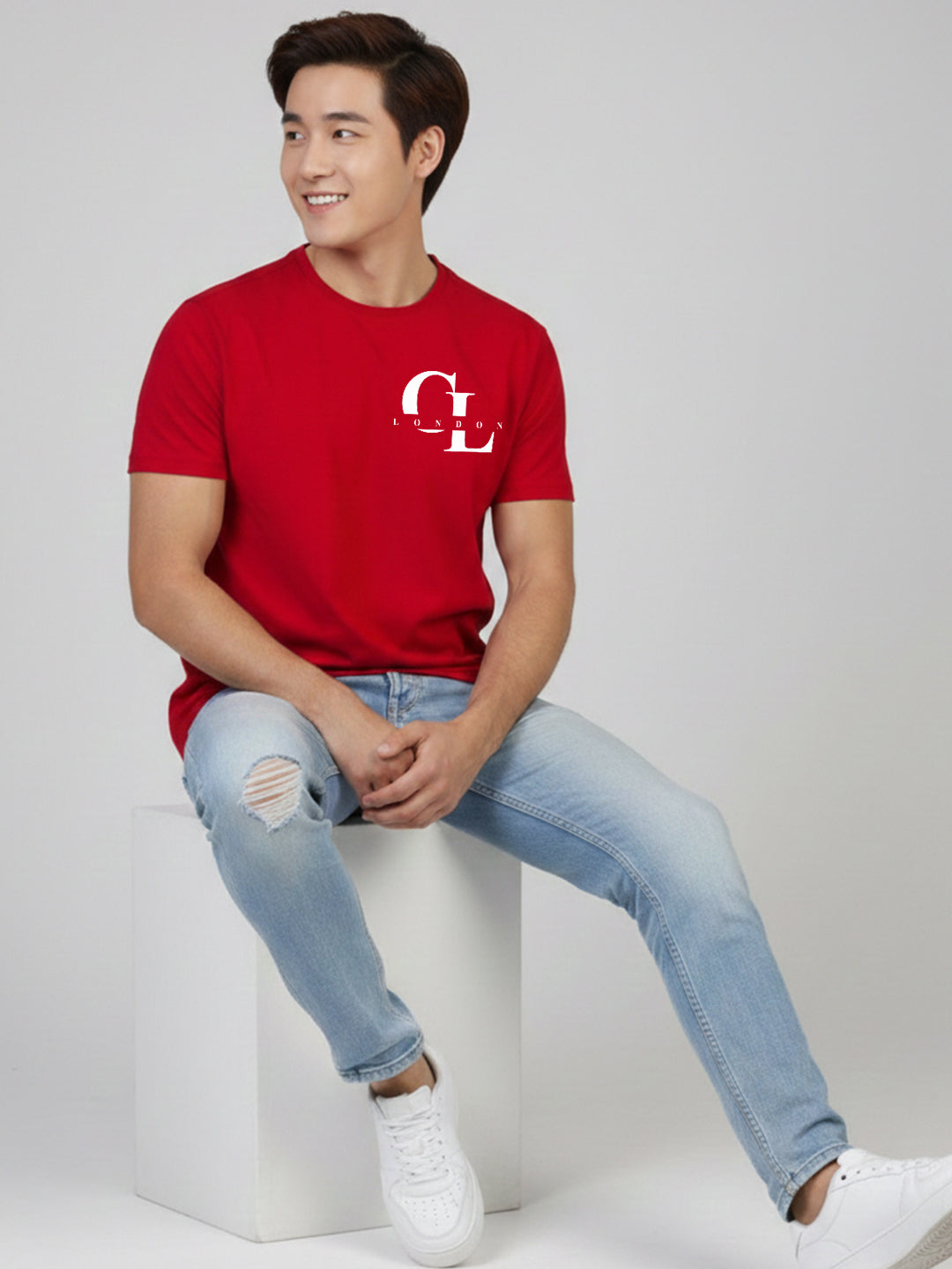 Carlton London Printed Round neck T-shirts