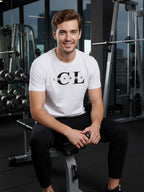Carlton London Printed Round Neck T-Shirt.