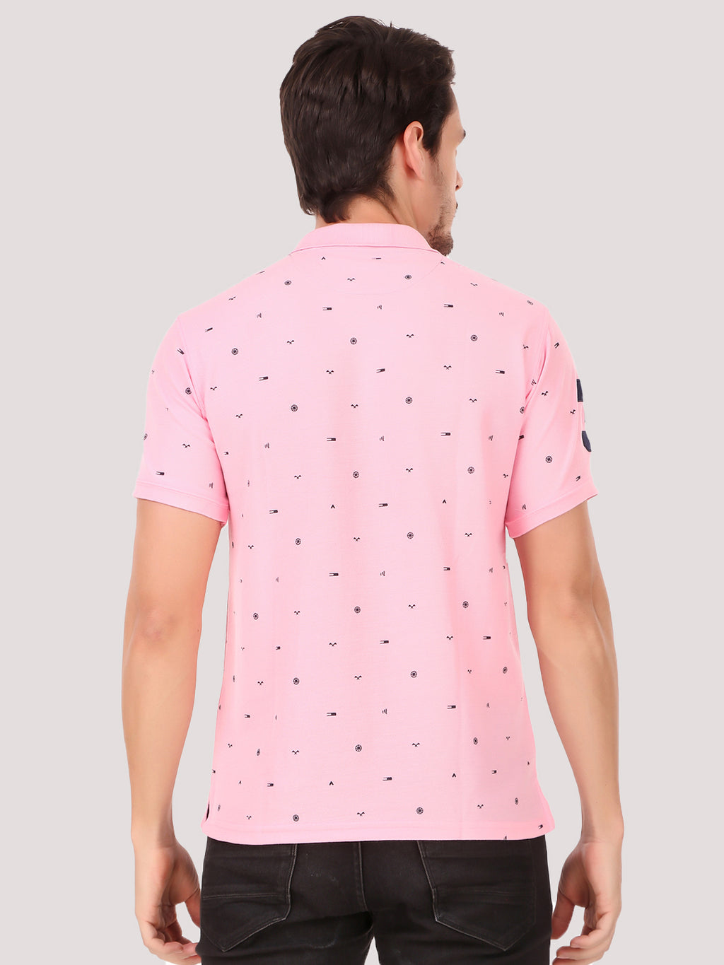 DFNK Printed Men's Polo T-shirt.