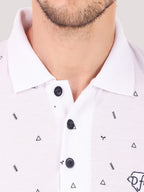 DFNK Printed Men's Polo T-shirt.