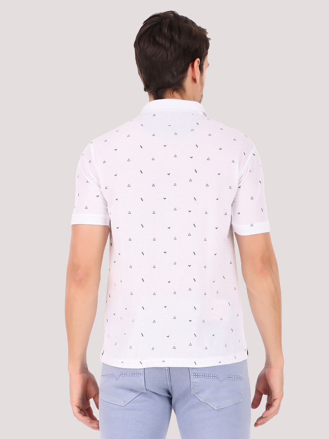 DFNK Printed Men's Polo T-shirt.