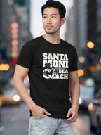 Greylongg Round Neck Santa Moni Cabeach Design  printed T-shirts