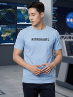 Greylongg Round Neck Nasa Astronauts Design  printed T-shirts