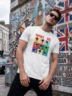 Greylongg Round Neck Nasa Design  printed T-shirts