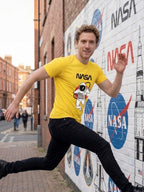Greylongg Round Neck Nasa Design  printed T-shirts