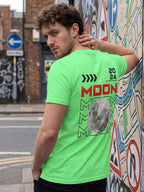 Greylongg Round Neck Nasa Design  printed T-shirts