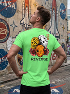Greylongg Round Neck Revenge Design  printed T-shirts