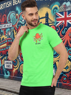 Greylongg Round Neck Octopus Design printed T-shirts
