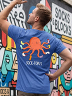 Greylongg Round Neck Octopus Design printed T-shirts
