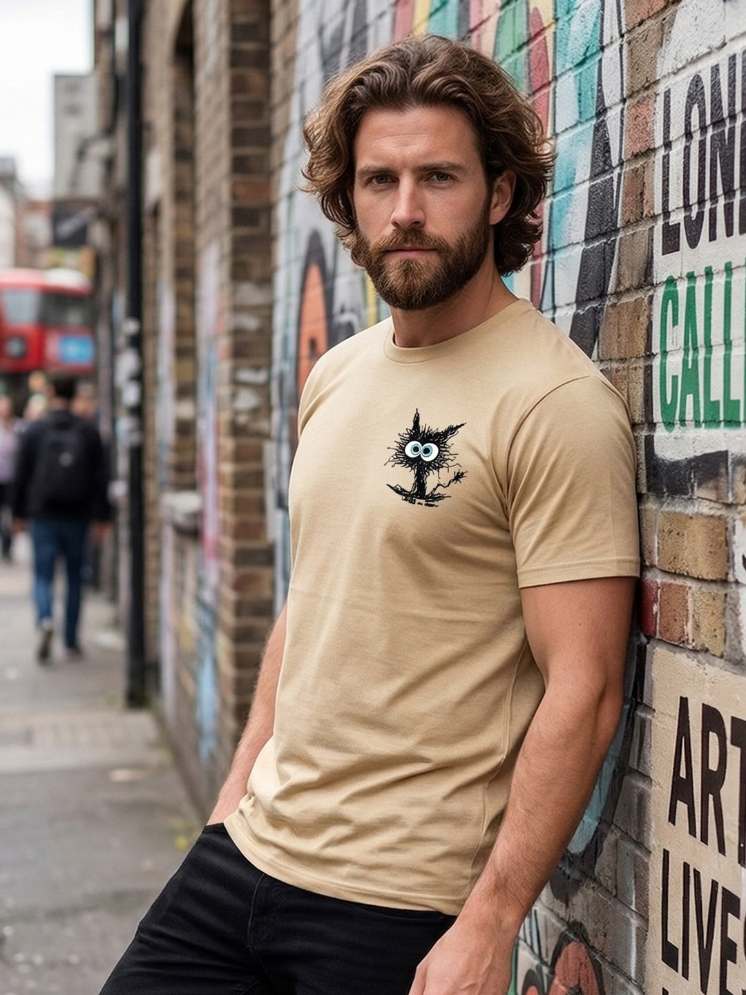 Greylongg Round Neck it's Fine Design printed T-shirts