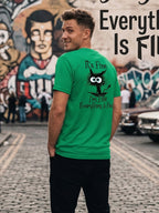 Greylongg Round Neck it's Fine Design printed T-shirts