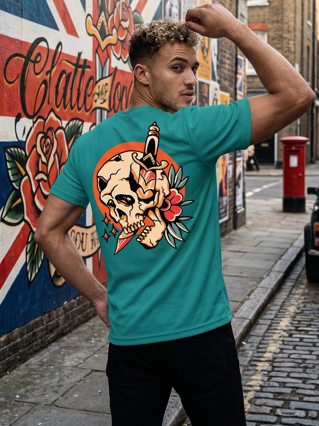 Greylongg Round Neck Strertwear Design printed T-shirts