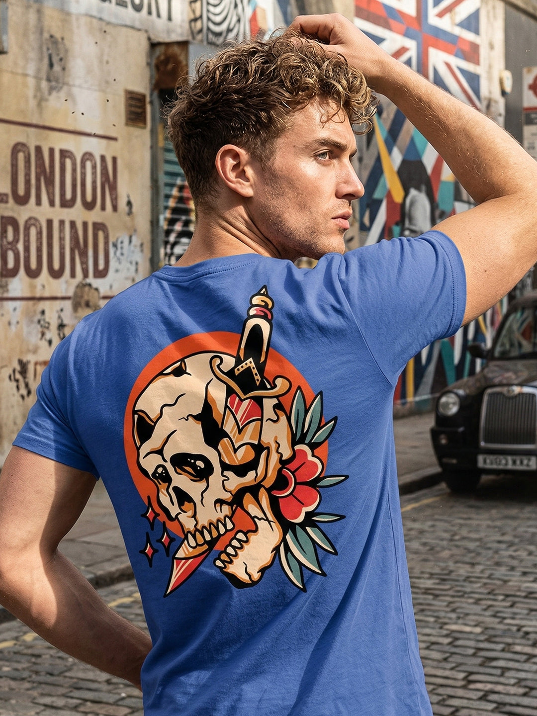 Greylongg Round Neck Strertwear Design printed T-shirts