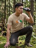 Greylongg Round Neck Jai Hind printed T-Shirts.