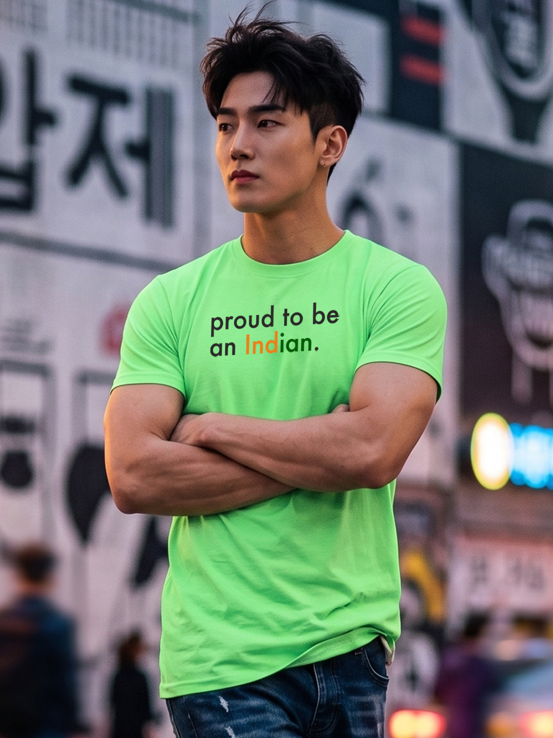 Round Neck Printed T-shirts