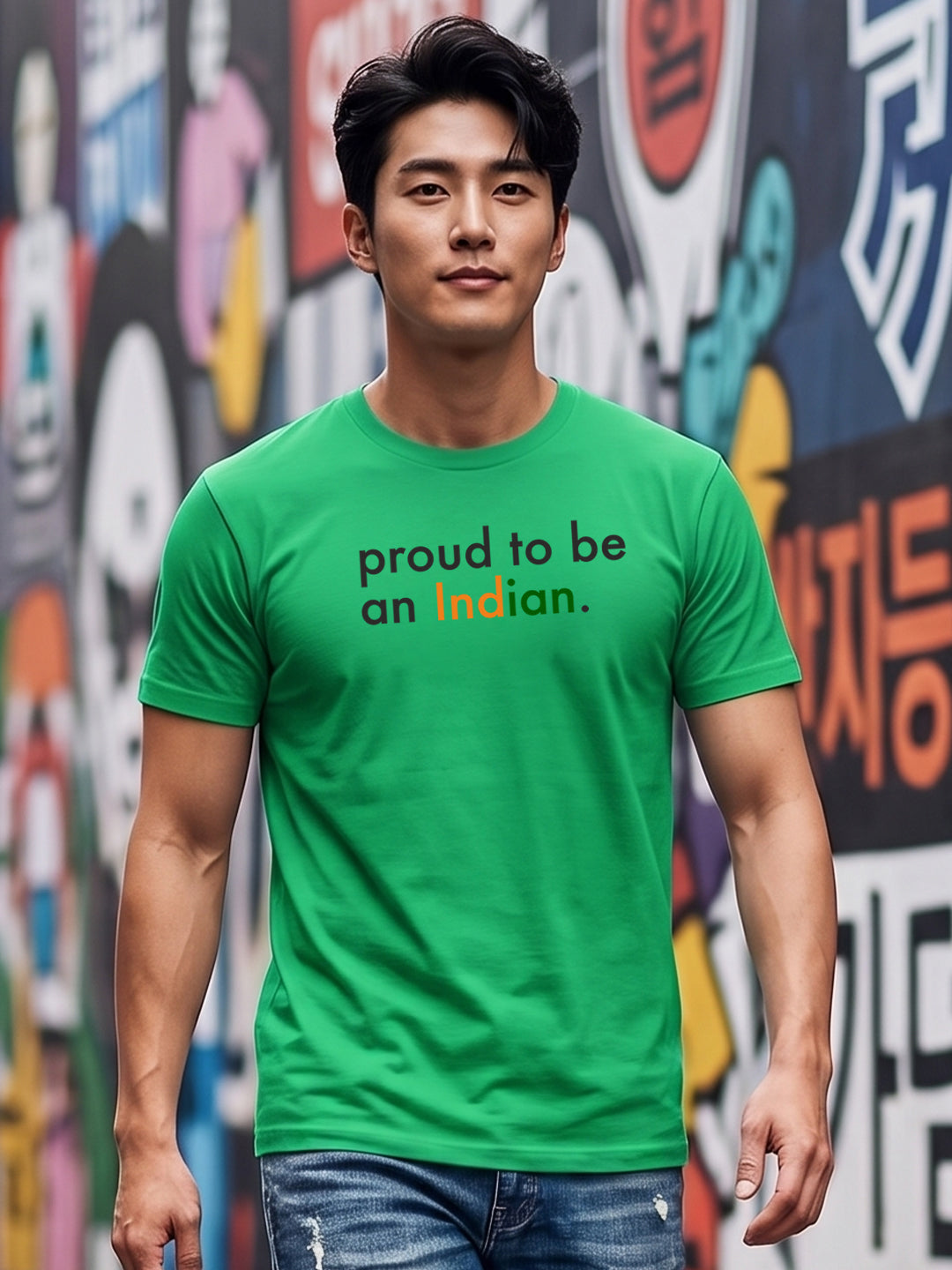 Round Neck Printed T-shirts