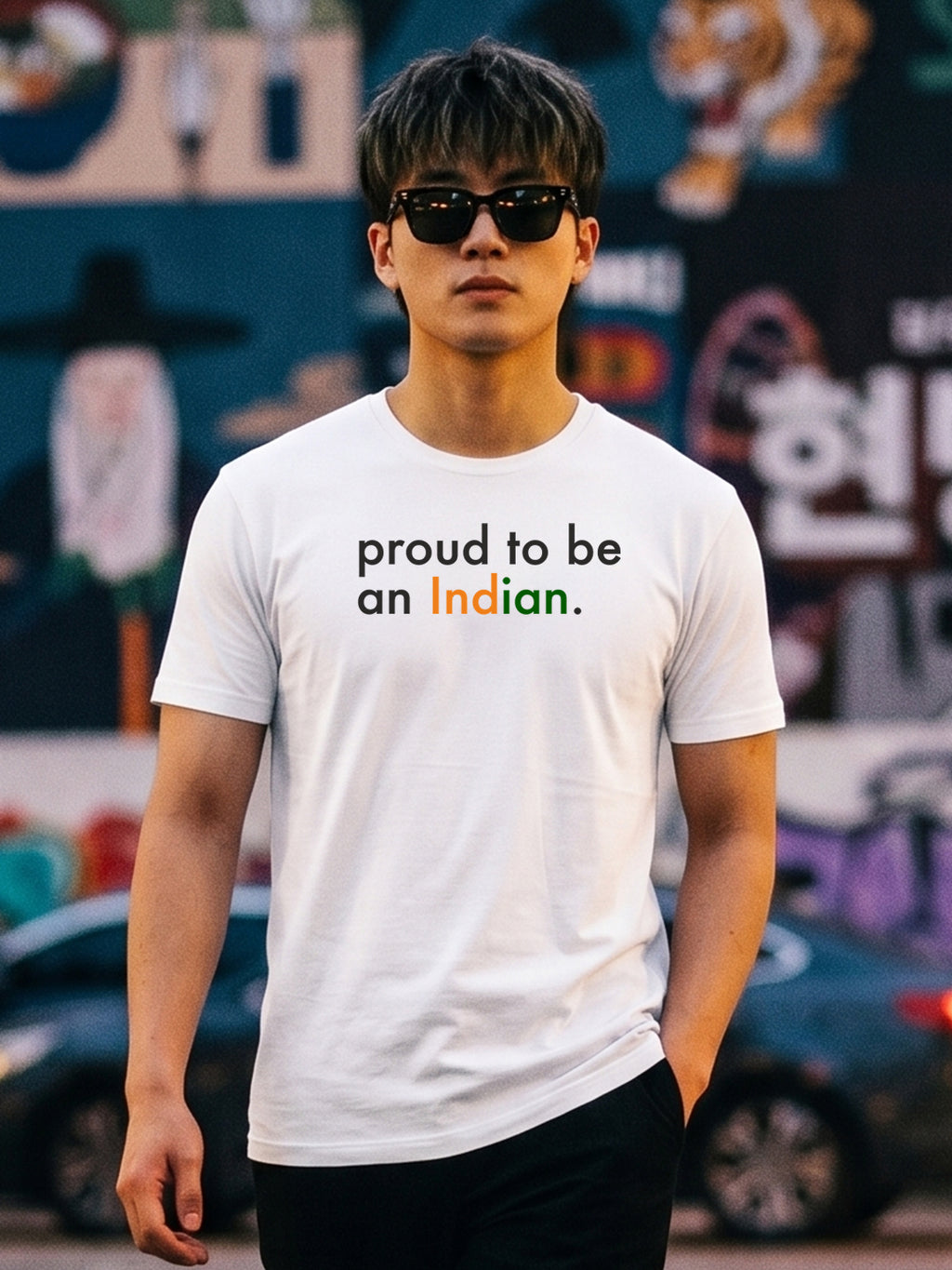 Round Neck Printed T-shirts