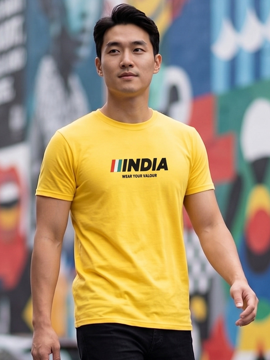 Greylongg Round Neck Army Design printed T-Shirts.