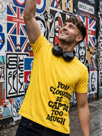 Greylongg Round Neck Street Style Design T-shirts