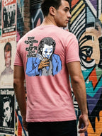 Greylongg Round Neck Street Style Design T-shirts
