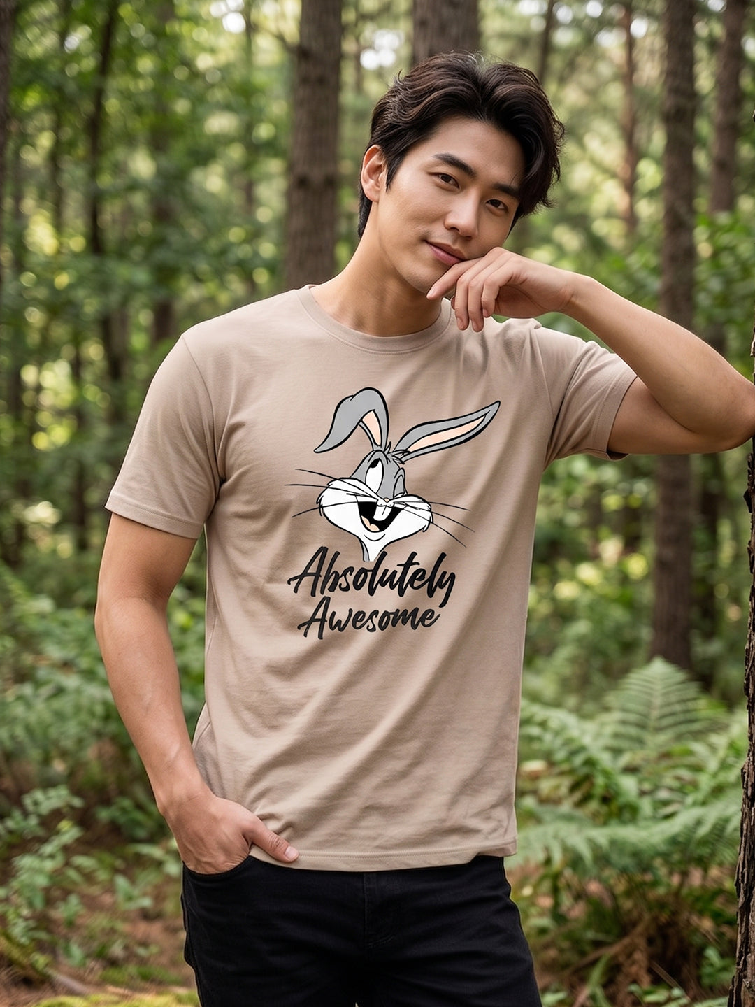 Greylongg Round Neck Disney Design printed T-Shirts.