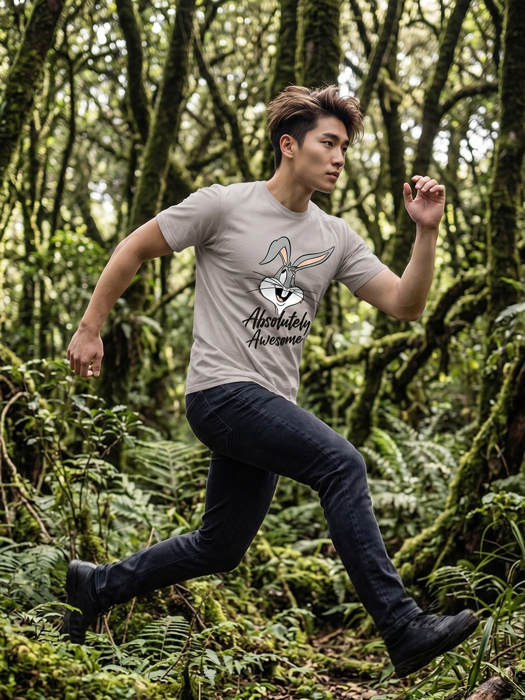 Greylongg Round Neck Disney Design printed T-Shirts.