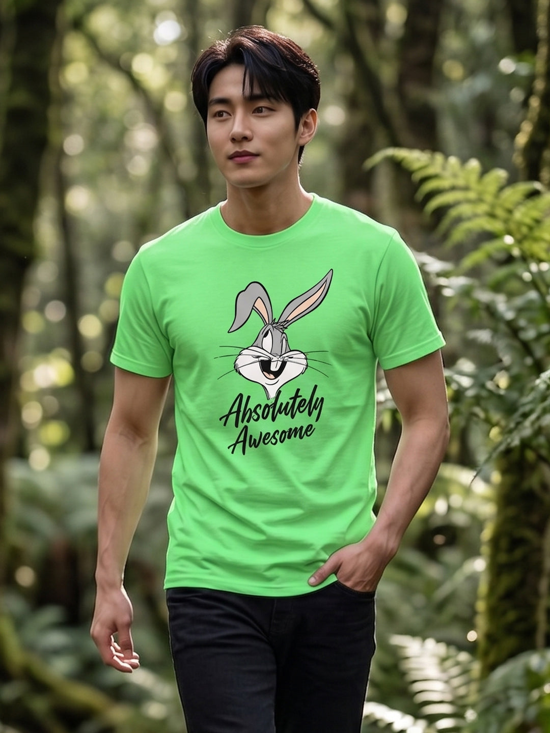 Greylongg Round Neck Disney Design printed T-Shirts.